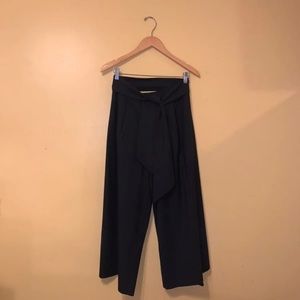 Club Monaco Black Wide Legged Pants